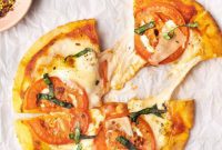 Crispy Air Fryer Margherita Pita Pizzas