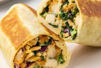 Zesty Asian Chicken Wraps