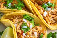 Ultimate Slow Cooker Shredded Chicken Tacos