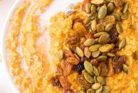 Golden Pumpkin Spice Oatmeal