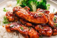 Sweet and Spicy Glazed Chicken