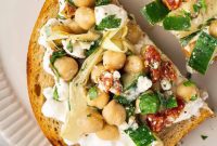 Chickpea & Cottage Cheese Power Toast
