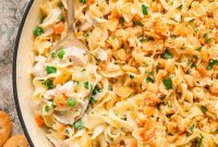 Creamy Chicken Noodle Bake