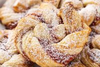 Puff Pastry Jam Spirals