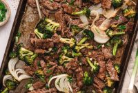 Effortless Sheet Pan Beef and Broccoli