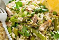 Vibrant Spring Couscous with Zesty Lemon Chicken
