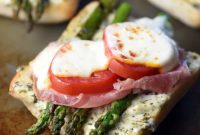Gooey Asparagus Tomato Cheese Melt
