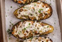 Savory Stuffed Eggplant