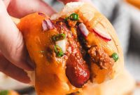 Bite-Sized Chili Cheese Dogs
