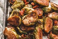 Balsamic Glazed Brussels Sprouts with Crispy Bacon