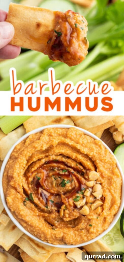 2 picture pin for barbecue hummus