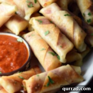 Crispy Salami Mozzarella Poppers 5 Baked wonton wrappers stuffed with salami and mozzarella