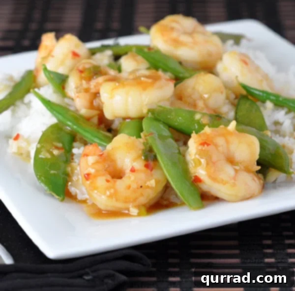 Sweet Snap Shrimp Stir-Fry 2 Delicious and vibrant Shrimp Stir-Fry with Sugar Snap Peas, featuring succulent shrimp and crisp sugar snap peas, ready in 20 minutes for a quick weeknight meal.