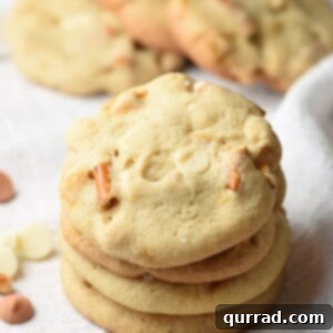 Soft cookies loaded with white chocolate, butterscotch chips, and pretzel pieces. The perfect sweet and salty combination!