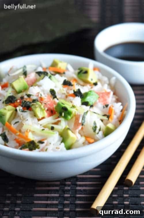 Effortless Slacker Sushi Bowls: Deconstructed California Rolls for easy weeknight meals