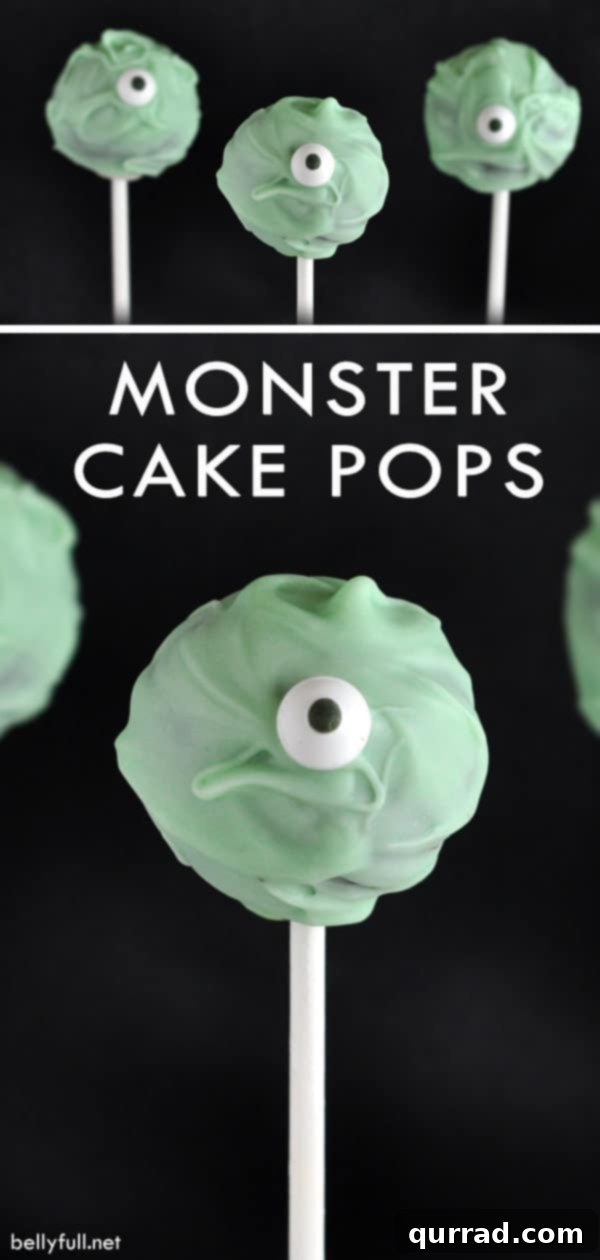 Halloween Cyclops Cake Pops 4 Cake pop batter being rolled into balls on a parchment-lined baking sheet