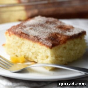 slice of coffee cake with mango pieces