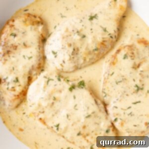 Dijon Chicken 6 4 chicken breasts in pan with creamy dijon sauce