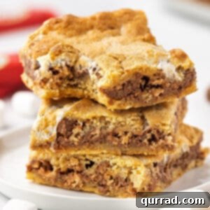 stack of 3 Kit Kat S'mores bars