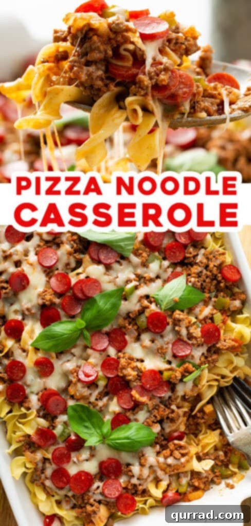Cheesy Pizza Noodle Bake 7 2 picture pin for pizza noodle casserole recipe
