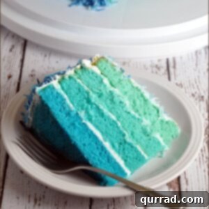 Ombré Cake