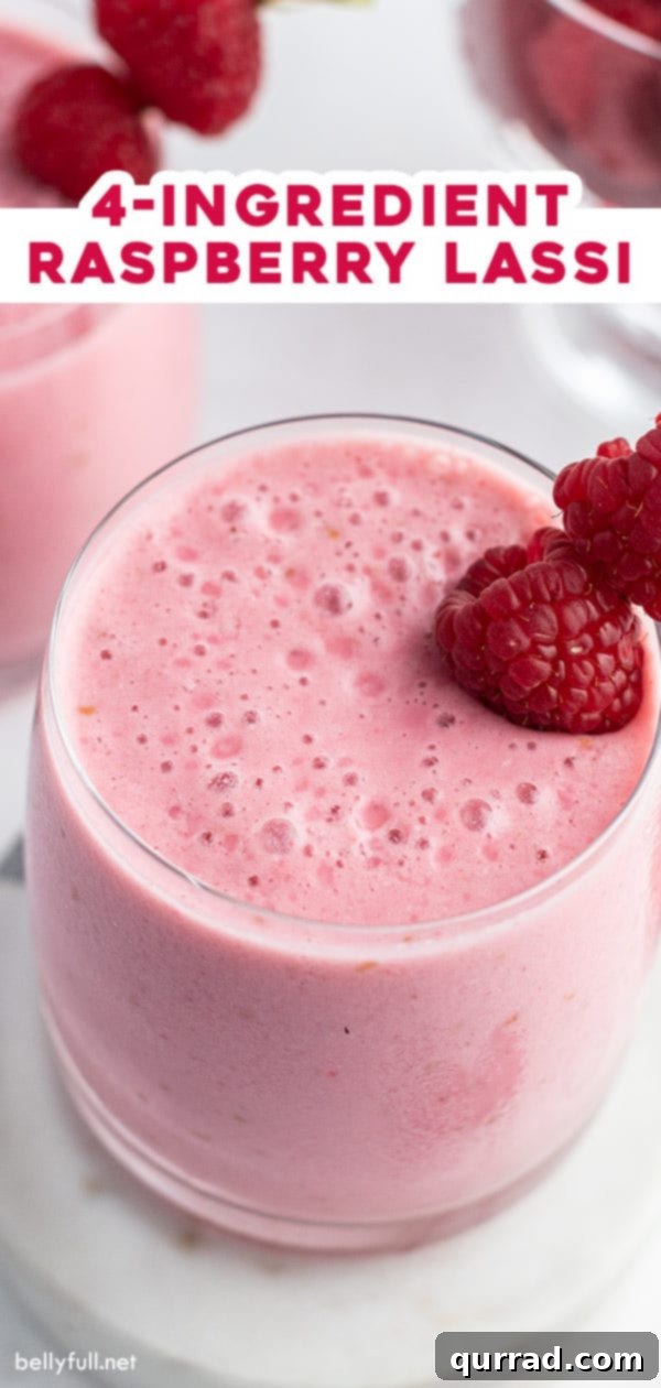 Refreshing Raspberry Lassi 5 pin for raspberry lassi recipe