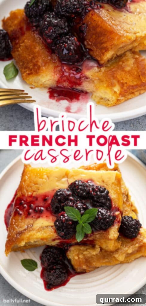 Wake Up To Brioche French Toast Casserole 6 pin for overnight Brioche French Toast Casserole recipe