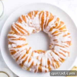 Island Escape Monkey Bread 6 overhead glazed monkey bread