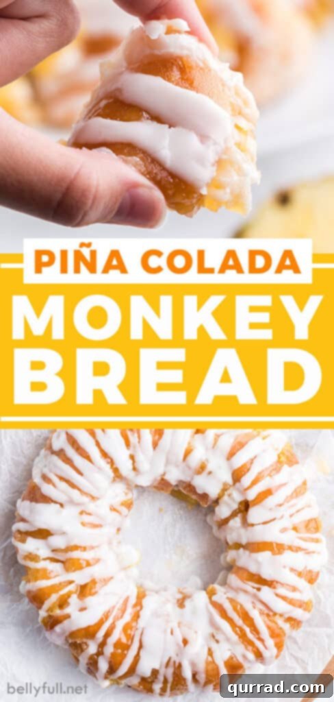 Island Escape Monkey Bread 7 pin for pina colada monkey bread recipe