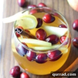 The best Fall flavors come together in this crowd-pleasing festive Sangria!