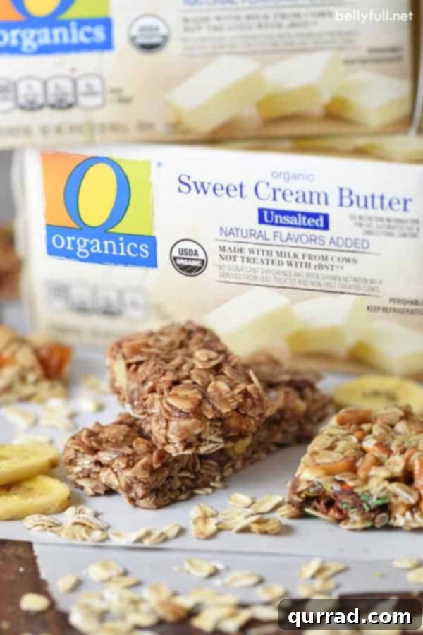 Quick & Creative No-Bake Granola Bar Ideas 3 Freshly prepared easy no-bake homemade granola bars cooling in a pan, ready to be sliced and enjoyed as a healthy snack.