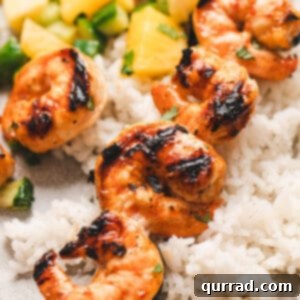 Vibrant Thai grilled shrimp skewers, a delicious and healthy meal.