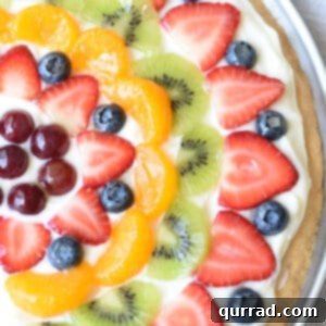 overhead glazed dessert fruit sugar cookie pizza
