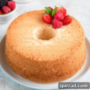 Whisper-Light Angelic Dessert 6 uncut angel food cake topped with berries