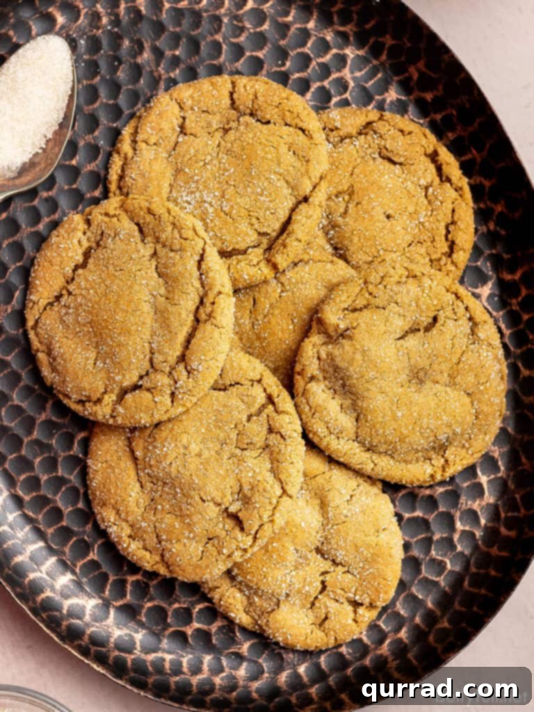 Spiced Molasses Chews 2 Soft and Chewy Molasses Cookies with wonderful spices and rolled in sugar. A cookie that screams holiday cheer!