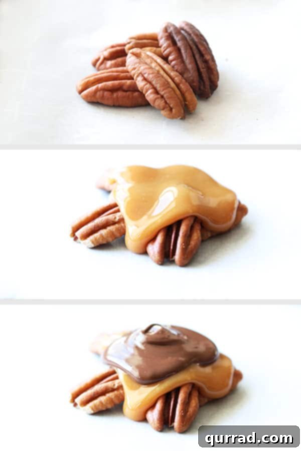 steps to making turtle candy
