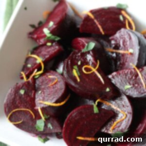 Maple Glazed Roasted Beets