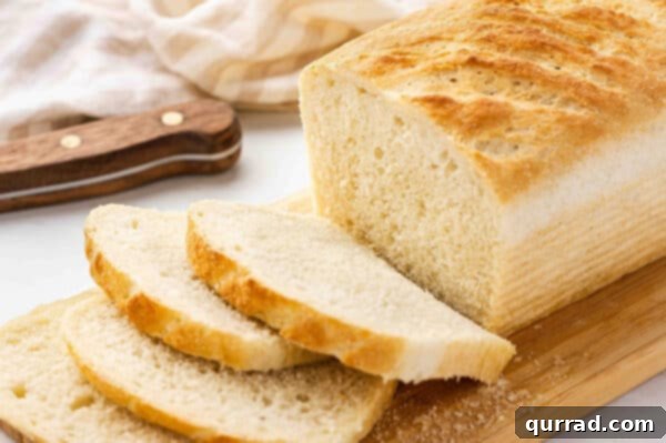 loaf of sliced homemade sandwich bread