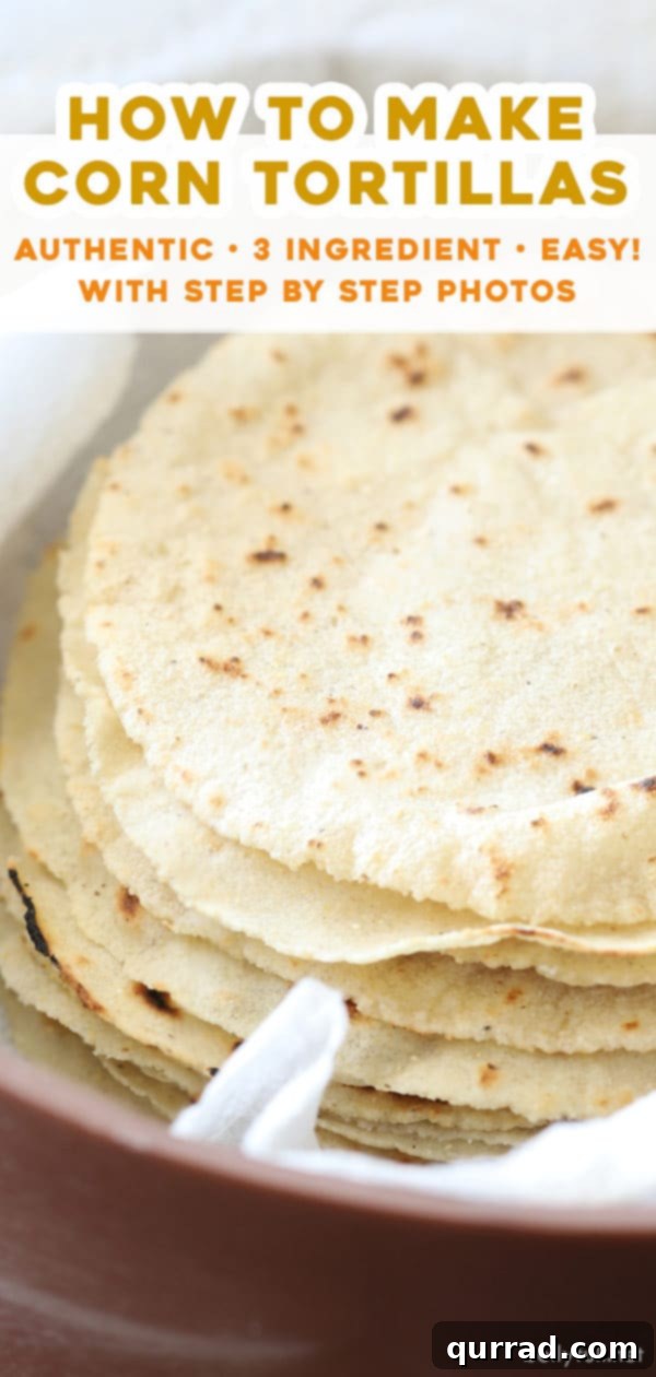 Crafting Perfect Corn Tortillas at Home 9 long pin for homemade corn tortillas