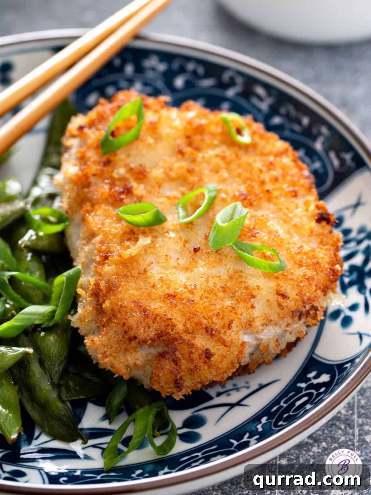 Crispy Pork Cutlet Delights 3 Japanese pork Tonkatsu cutlet on plate with dipping sauce