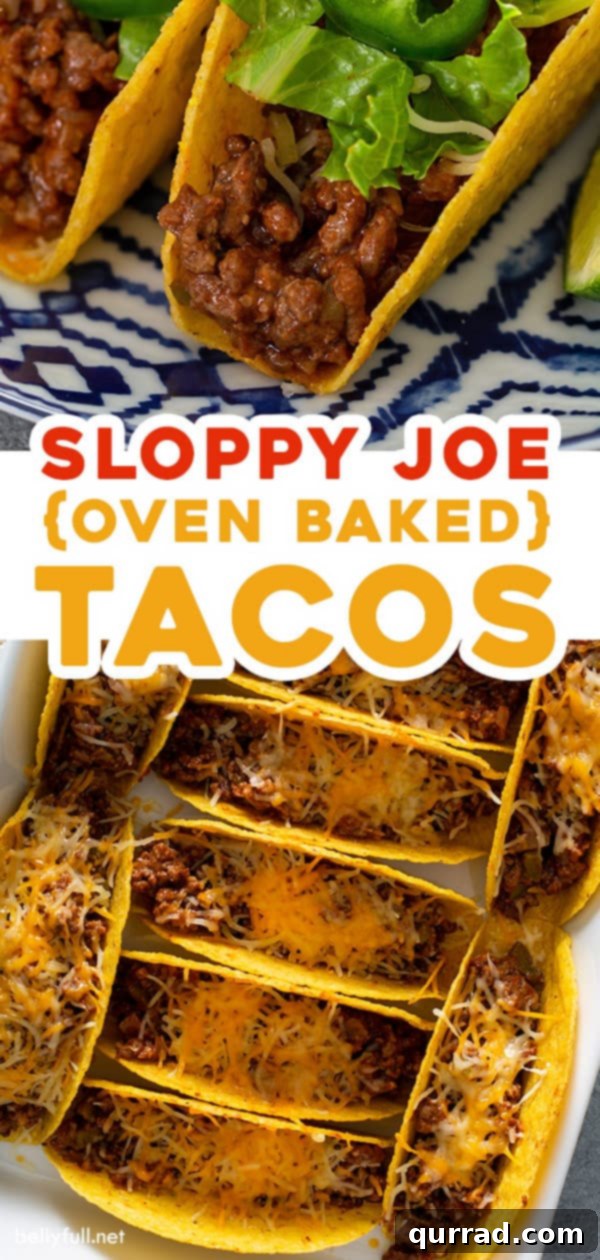 2 picture pin for oven baked sloppy joe tacos