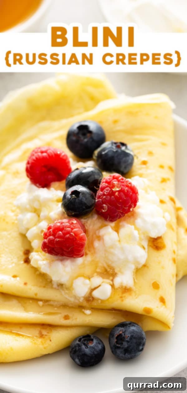 Authentic Russian Blini Recipe 7 Pin for Blini Russian Crepes