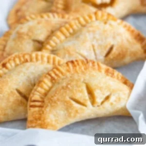 basket of golden apple hand pies