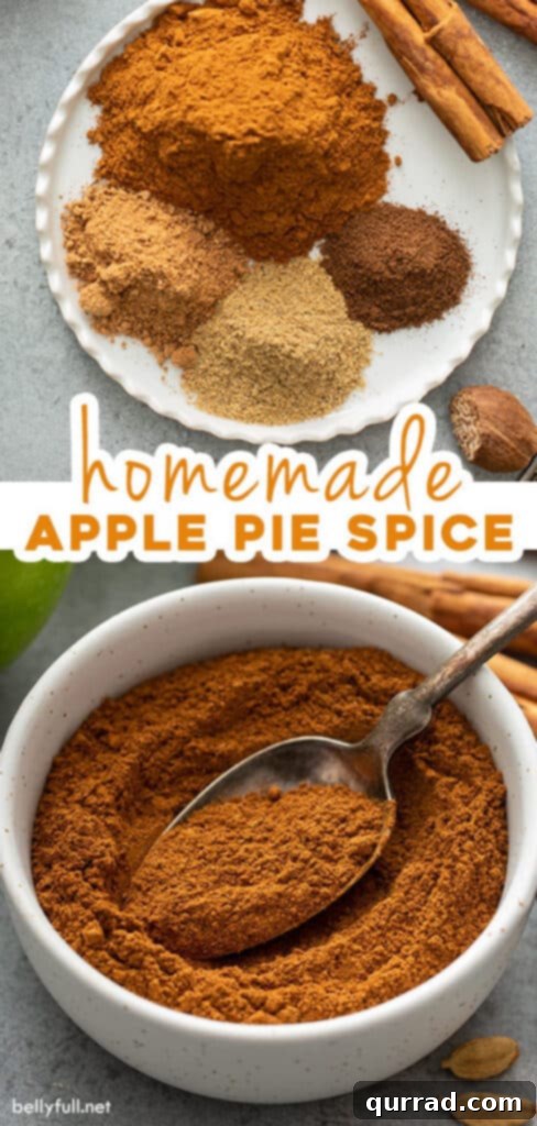 Signature Apple Pie Spice Blend 7 pin for homemade apple pie spice recipe