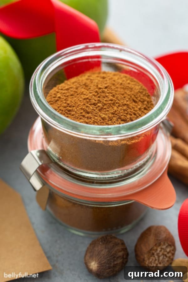 Signature Apple Pie Spice Blend 6 homemade apple pie spice in glass jar