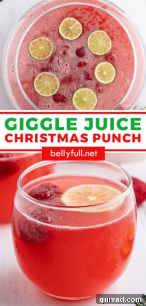 pin for easy Christmas Punch recipe
