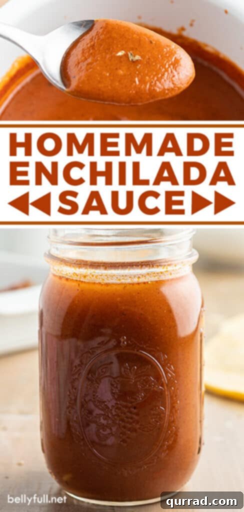 Authentic Homemade Enchilada Sauce 5 pin for homemade enchilada sauce