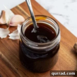 Teriyaki Perfection: Made From Scratch 5 Homemade Teriyaki sauce in a glass jar