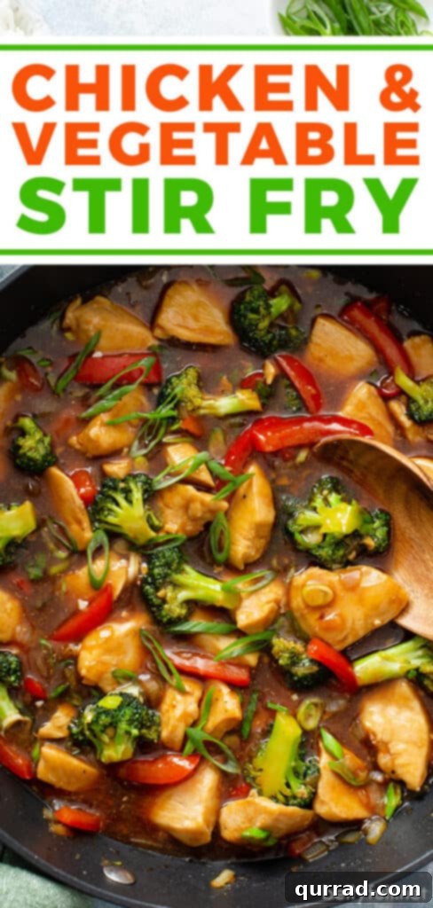 Quick Chicken Stir-Fry 7 pin for chicken and vegetable stir fry