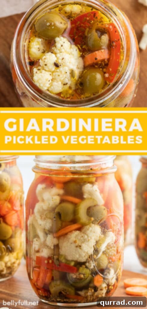 Giardiniera: The Zesty Vegetable Relish 6 Pin for Giardiniera recipe